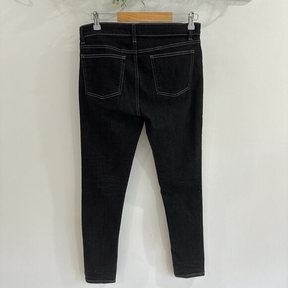 Eileen Fisher Straight Leg Stretch Jeans Vintage Black Size 8 - Picture 3 of 3